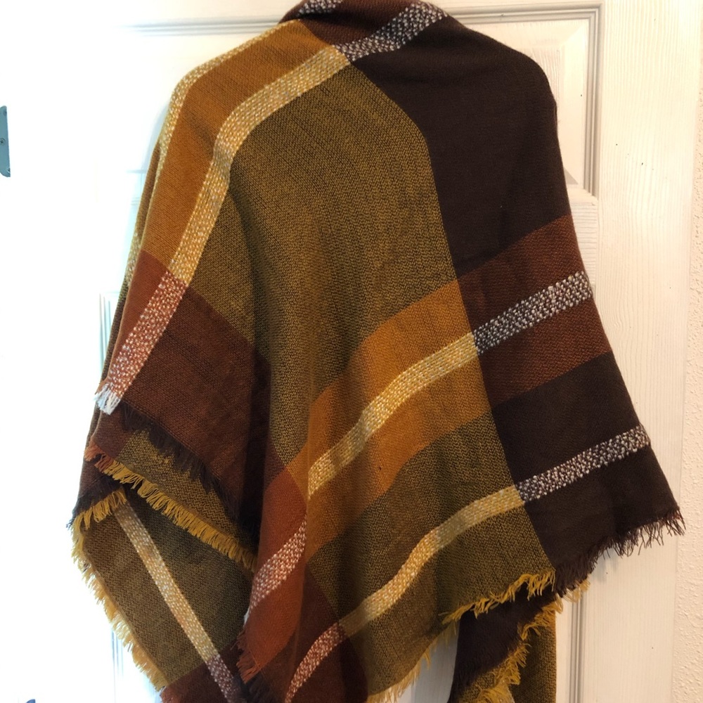 Fall blanket scarf